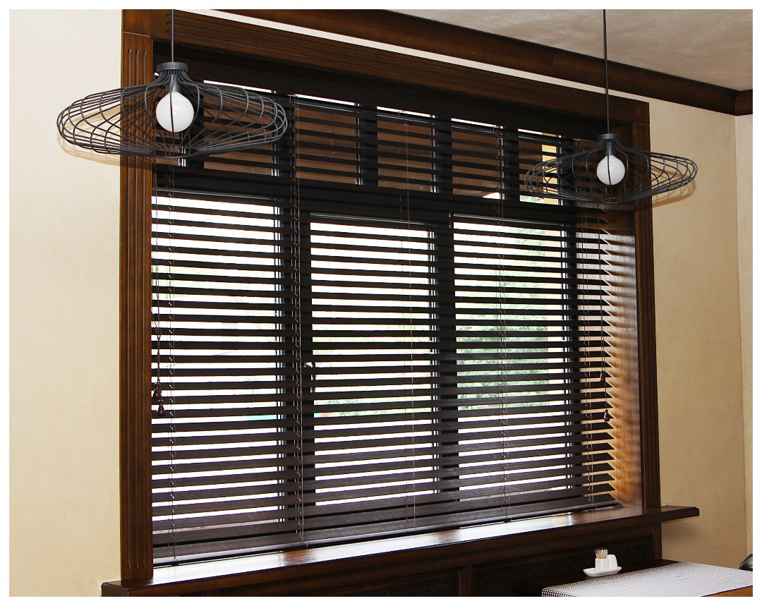 Дерев'яні жалюзі на вікно Paulownia 50 мм, фото 1