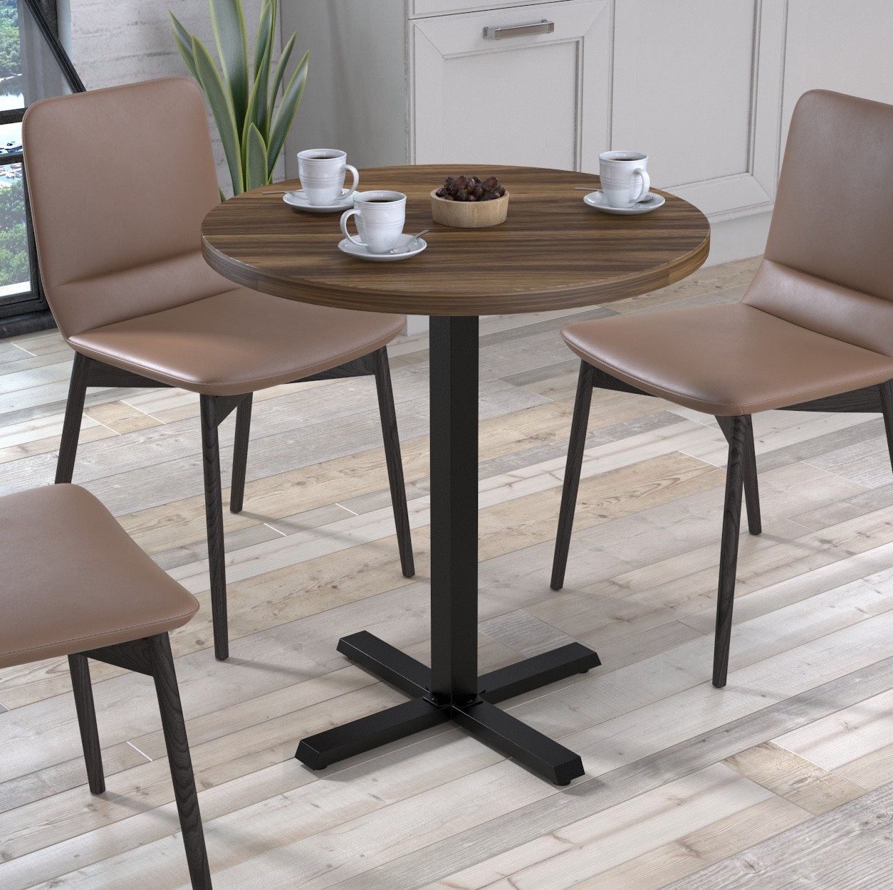 Круглий обідній стіл Такер TM Loft design