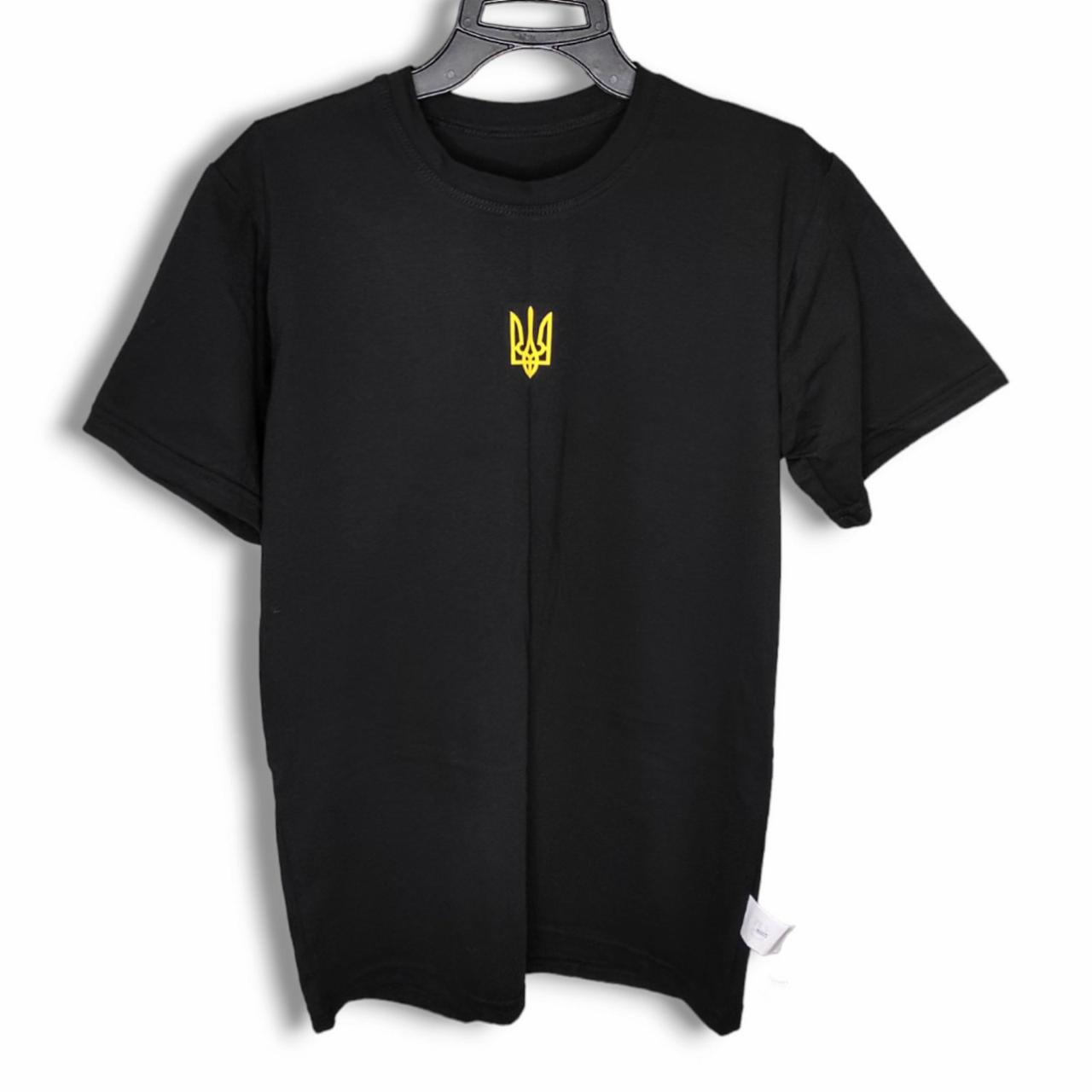 Футболка мужская с гербом Украины хлопок