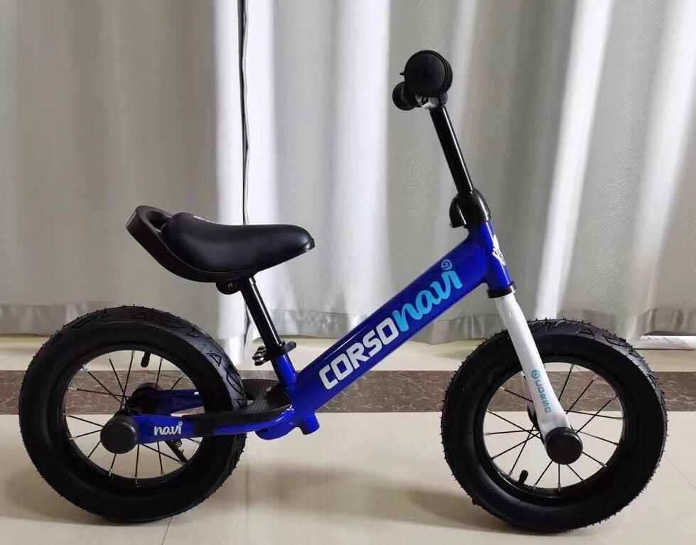 Велобіг "CORSO Navi" сталева рама, колесо 12", надувні колеса, підніжка, підставка для ніг, дзвіночок - фото 7 - id-p1756302506