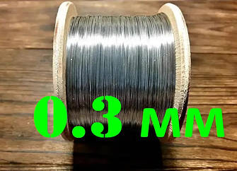 Дріт нержавіючий м'який AiSi 304 діаметр 0.3 мм