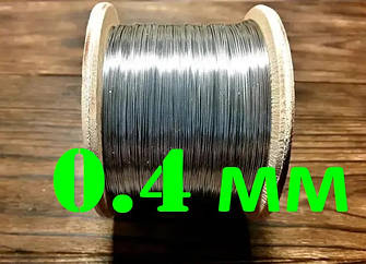 Дріт нержавіючий м'який AiSi 304 діаметр 0.4 мм