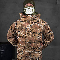 Тактическая мужская куртка 2 в 1 Мультикам, осенняя армейская куртка софтшел с отстегивающейся подкладкой L