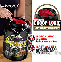 Протеїн сироватковий AllMax Nutrition AllWhey Gold 907 г ( смак ваніль ), фото 3