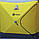 Намет куб 180-180-210 см жовтий, фото 3