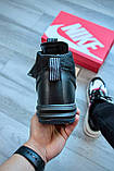 Зимові чоловічі кросівки чорні Nike Lunar Force, фото 4