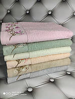 50х90см., 6 шт/уп. Махровые полотенца для лица и рук. Турция Sakura