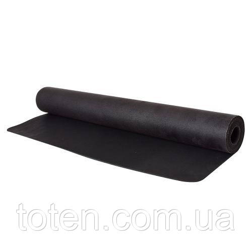 Килимок для йоги замшевий каучуковий PU-8801B топ, фото 1