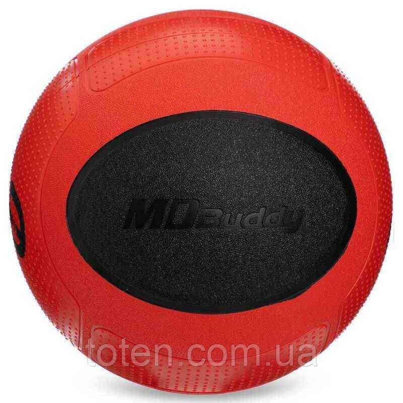 М'яч медичний медбол Medicine Ball GI-2620-9 9кг червоний-чорний топ, фото 1