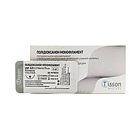 ПДО Tisson Medical USP 4/0 (EP 1,5) с кол. иглой 19 мм 1/2 кола