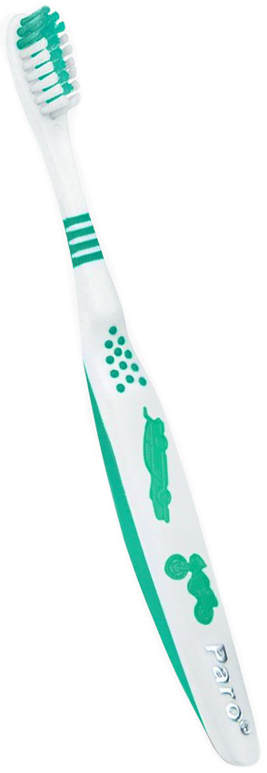 Дитяча зубна щітка paro® junior зелена, фото 1