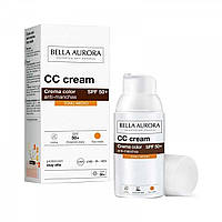 Корректор BELLA AURORA cc crema con color anti manchas spf 50 plus tono medio 30 ml Доставка від 14 днів -