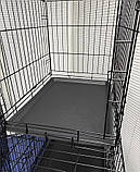 Клітка вольєр переноска для собак металева розкладна Розмір М 60x45x51 см, фото 6