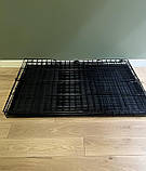Клітка вольєр переноска для собак металева розкладна Розмір 122x76x83 см, фото 3
