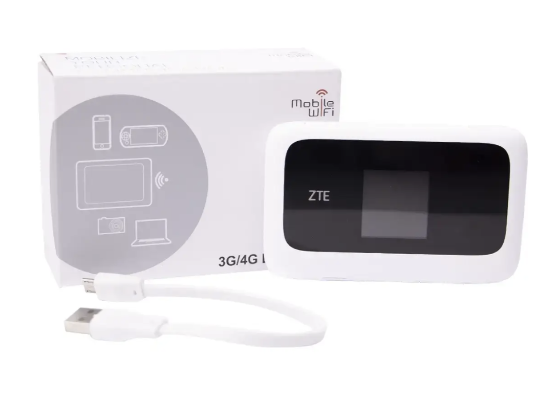 Карманный роутер ZTE, Мобильный маршрутизатор, Портативный 4G модем с сим картой и АКБ, Надежный рутер для - фото 2 - id-p2075705595