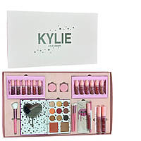 Подарунковий набір декоративної косметики KYLIE рожевий, Косметика Кайлі Дженнер 13900 TZP145