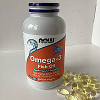 Now Omega 3, Омега 3, 200 капсул в рибній оболонці