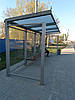 Склянна автобусна зупинка (металевий каркас), фото 4