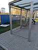Склянна автобусна зупинка (металевий каркас), фото 8