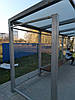 Склянна автобусна зупинка (металевий каркас), фото 7
