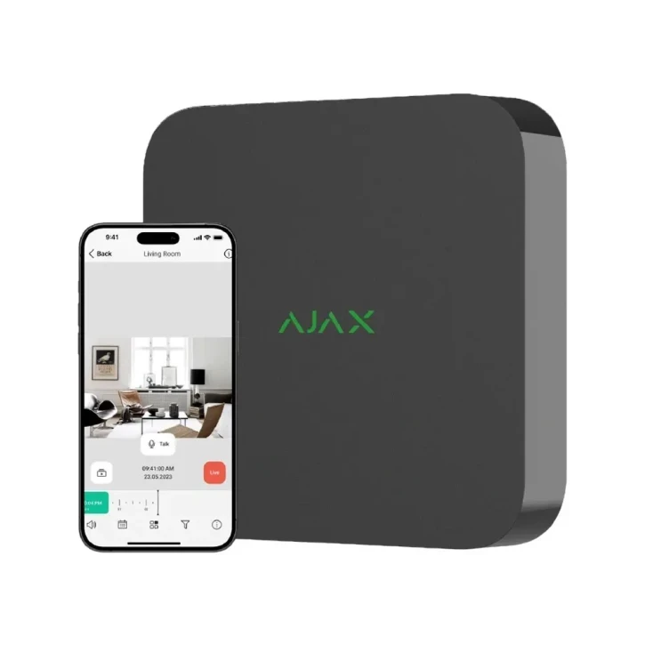 Мережевий відеореєстратор Ajax NVR (16ch) (8EU) Black, фото 1