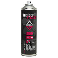Аерозольний клей Tapicer Glue Strong (до 100°C) для меблів, тканини, гуми до металу, бетону, Польща 500мл