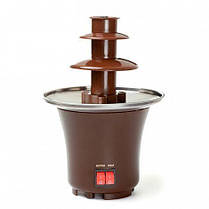 Шоколадний фонтан фондю Chocolate Fondue Fountain Mini TV-68 Коричневий, фото 2