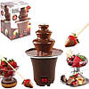 Шоколадний фонтан фондю Chocolate Fondue Fountain Mini TV-68 Коричневий, фото 3