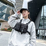 Нагрудна сумка 5008 TOYU BAG чорна, фото 6