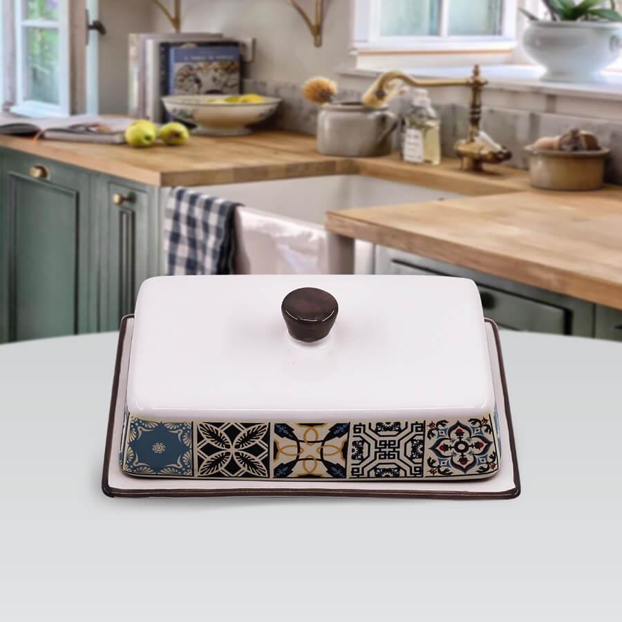 Маслянка керамічна Maestro MR-20005-45 Маслянка для олії 18х13х8 см, фото 1