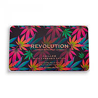 Тени для век REVOLUTION paleta de sombras de ojos forever flaeless chilled with cannabis sativa Доставка від