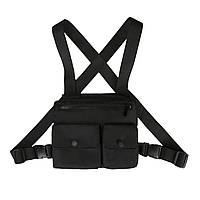 Нагрудна сумка 1902 чорна