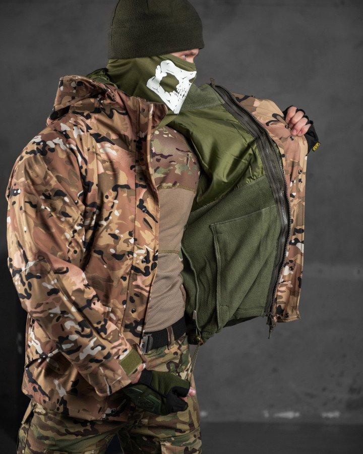 Зимний утепленный тактический бушлат Пиксель, штурмовая военная куртка с капюшоном грета на флисовой подкладке 3XL - фото 10 - id-p2075740794