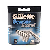 Лезвие GILLETTE sensor excel recambio 10 unidades Доставка від 14 днів - Оригинал