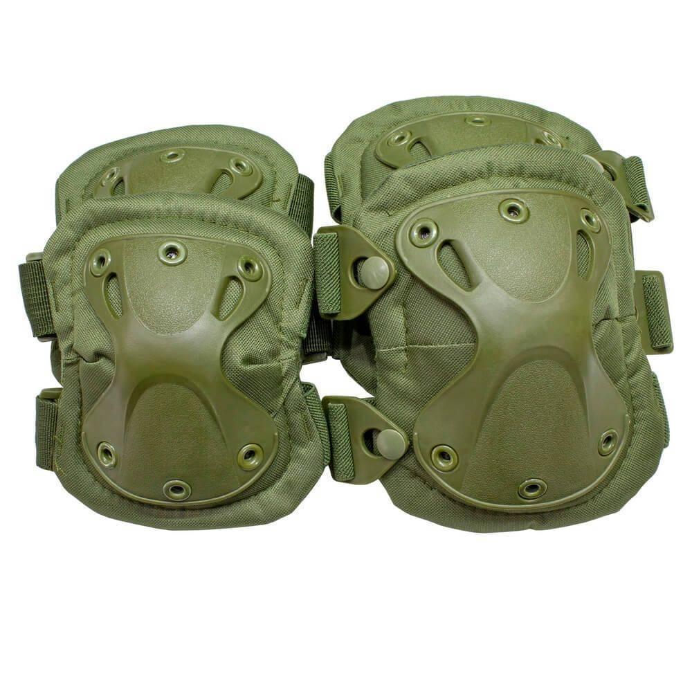 Набір тактичного захисту налокітники та наколінники KN-04 Olive