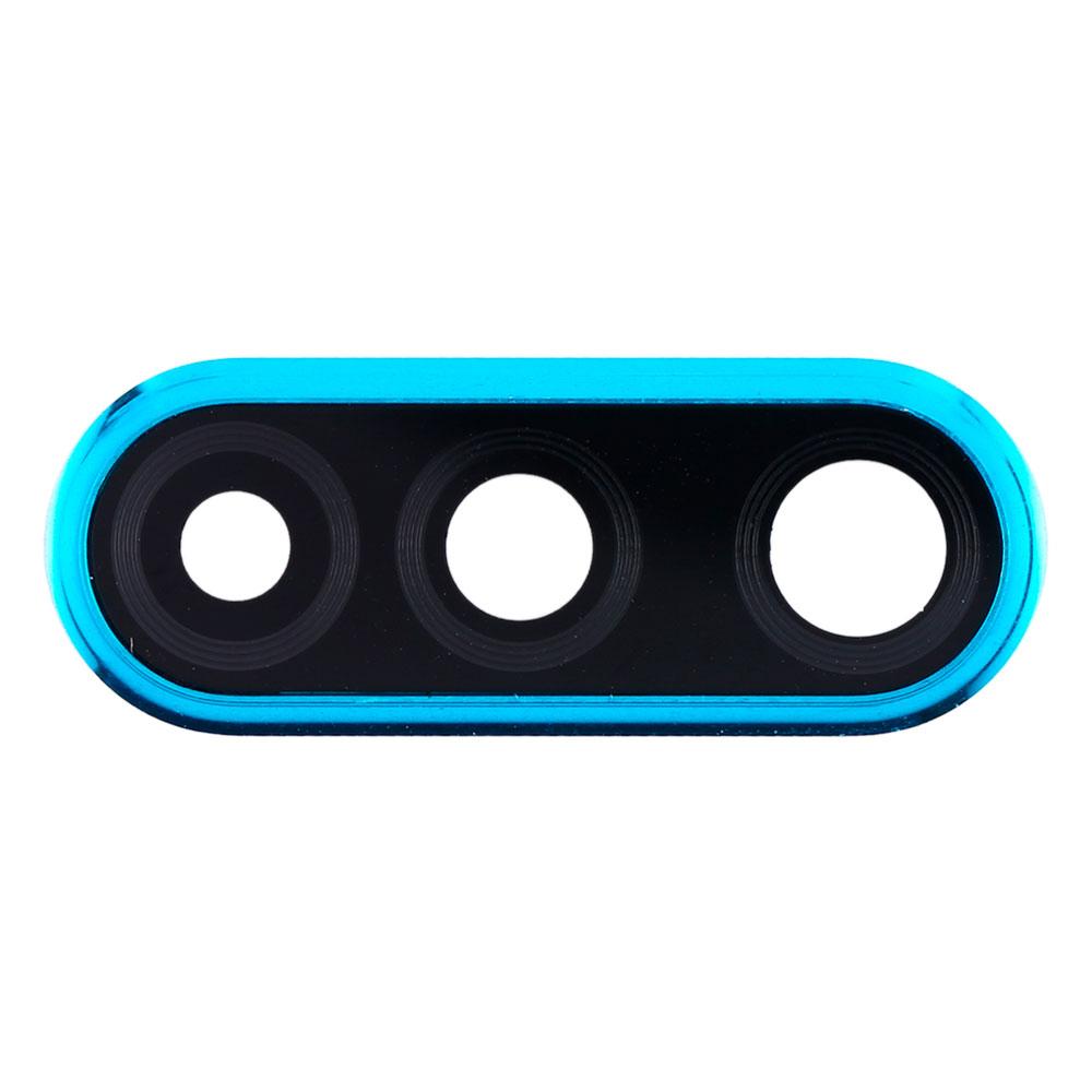 Скло камери для Huawei P30 Lite в рамці (Blue)