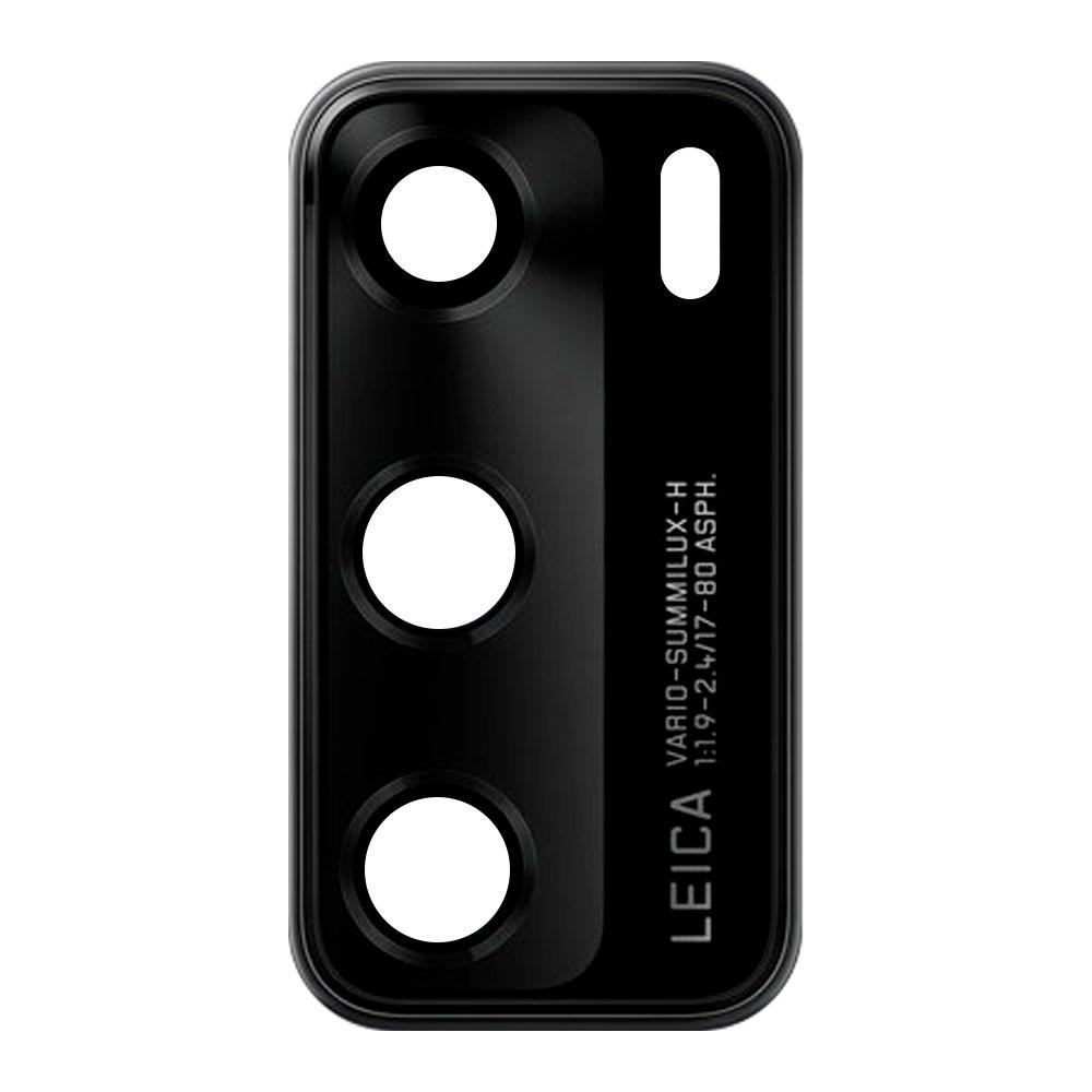 Скло камери для Huawei P40 в рамці (Black)