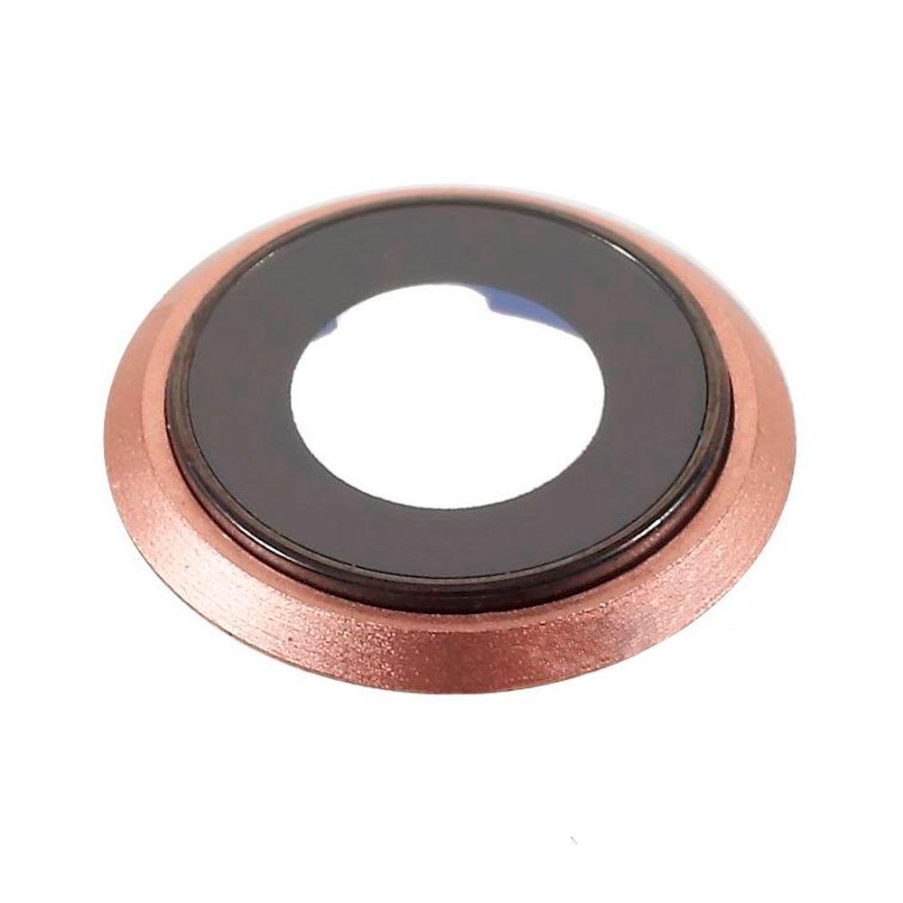 Скло камери для iPhone 8 в рамці (Gold)