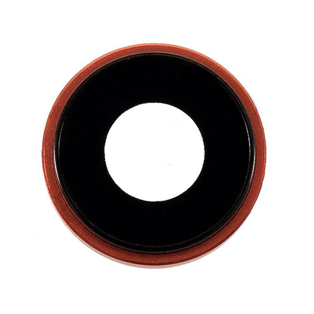 Скло камери для iPhone Xr в рамці (Coral)