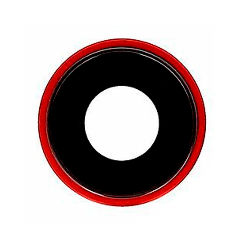 Скло камери для iPhone Xr в рамці (Red) (Original)