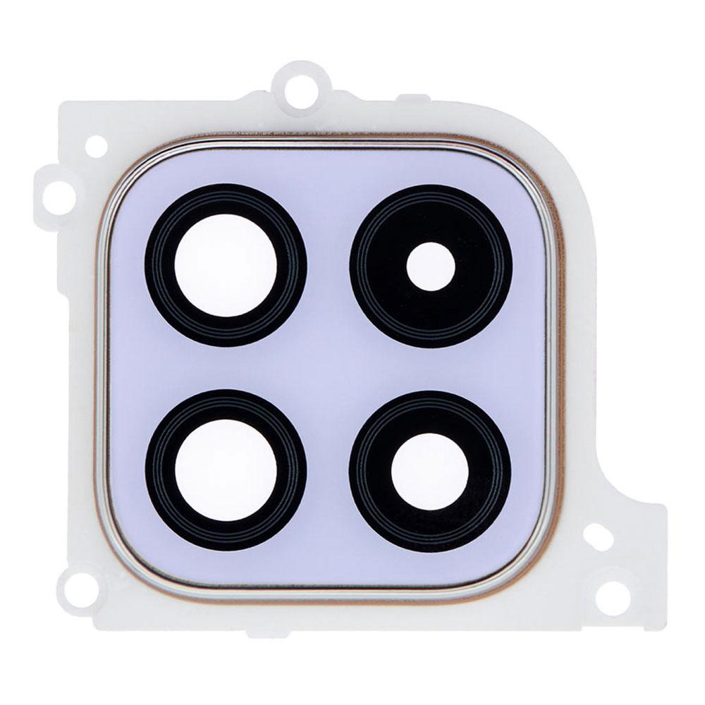 Скло камери для Samsung A226 Galaxy A22 (5G) (2021) в рамці (Purple) (Original)