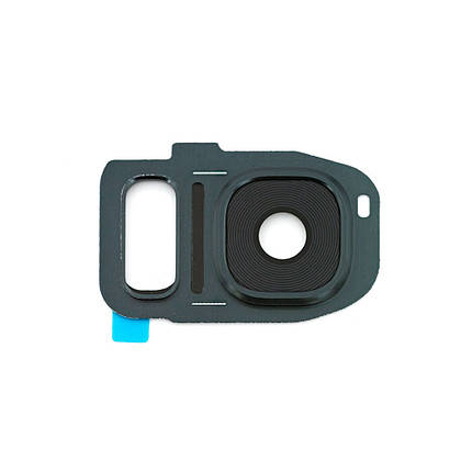 Скло камери для Samsung G930 Galaxy S7 / G935 Galaxy S7 Edge в рамці (Black), фото 1