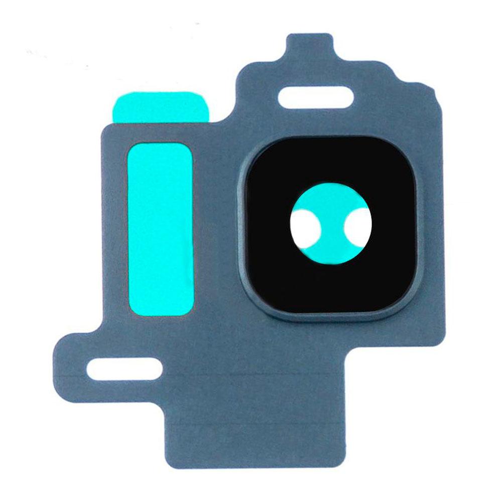 Скло камери для Samsung G950 Galaxy S8 в рамці (Coral blue)