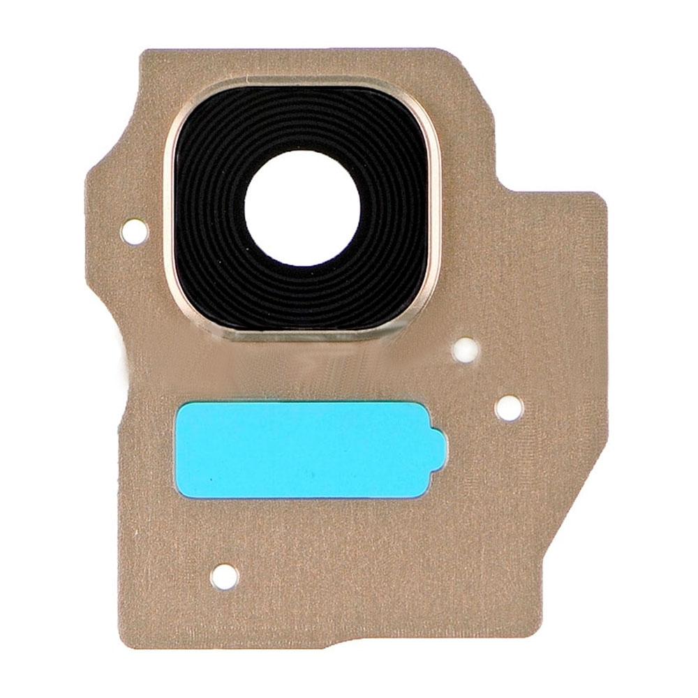 Скло камери для Samsung G955 Galaxy S8 Plus в рамці (Maple gold)