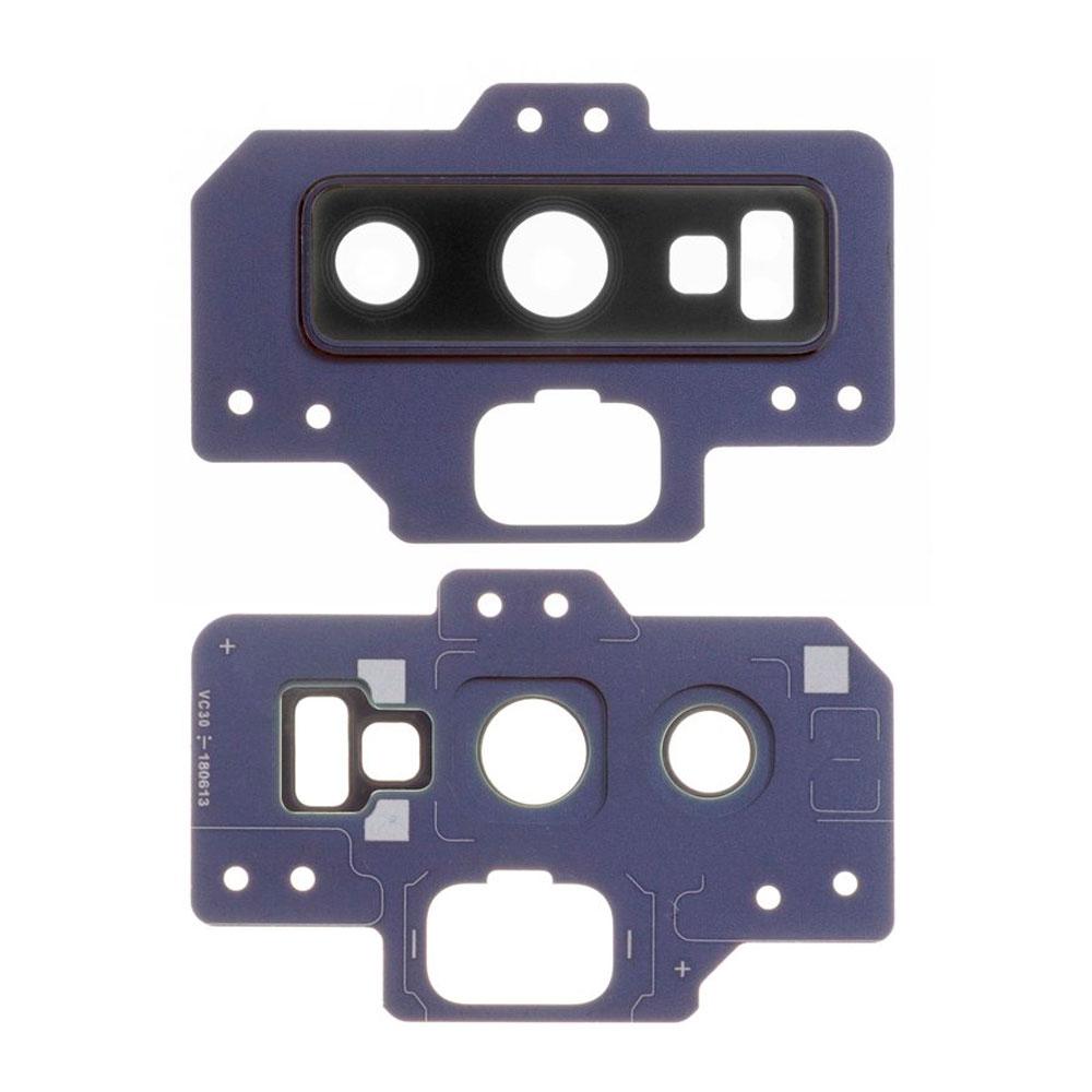 Скло камери для Samsung N960 Galaxy Note 9 в рамці (Ocean blue)