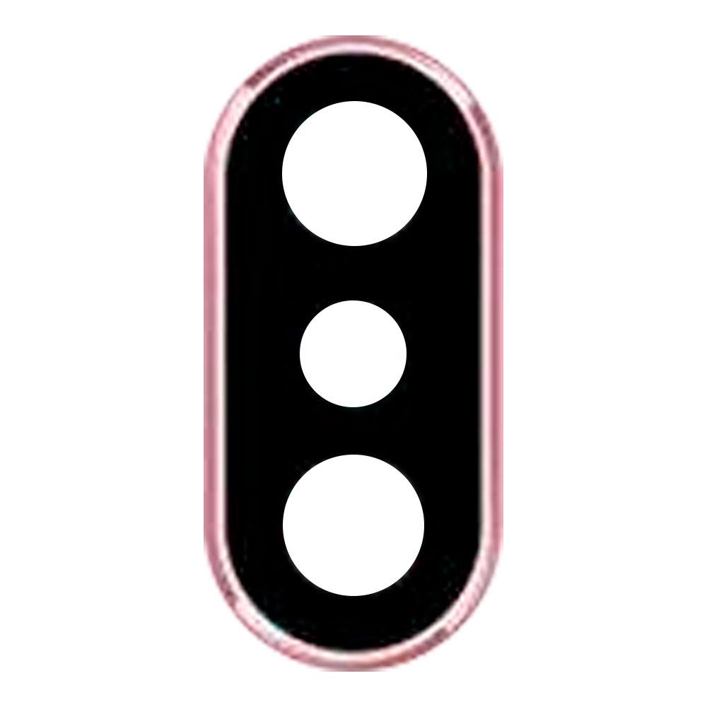 Скло камери для Xiaomi Redmi Note 5 в рамці (Rose)