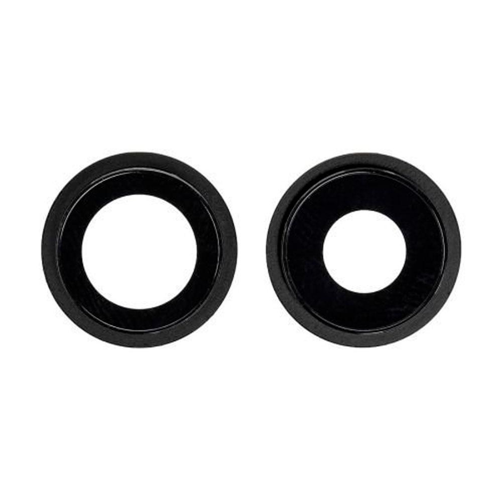 Скло камери для iPhone 12 mini в рамці (Black) (Original)