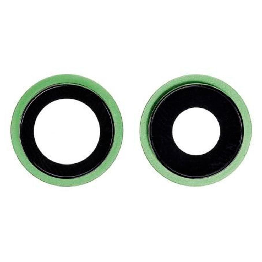 Скло камери для iPhone 12 в рамці (Green) (Original)