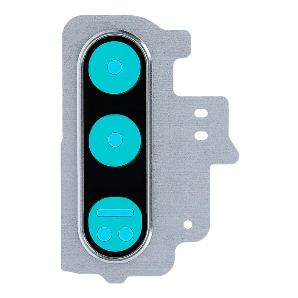 Скло камери для Samsung N970 Galaxy Note 10 в рамці (White) (Original)