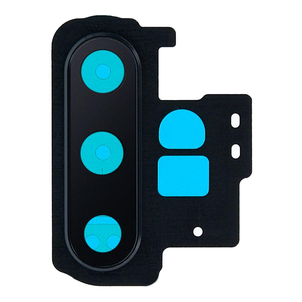 Скло камери для Samsung N975 Galaxy Note 10 Plus в рамці (Black) (Original)